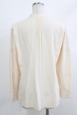 画像3: an another angelus / ヴィンテージレイアウト釦ピンタックブラウス Free IVORY H-26-04-08-037-CA-BL-NS-ZH