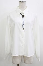 画像1: Fi.n.t / ループタイ使いシャツ Free OFFWHITE H-26-04-08-039-CA-BL-NS-ZH (1)