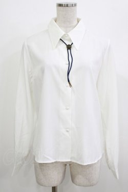 画像1: Fi.n.t / ループタイ使いシャツ Free OFFWHITE H-26-04-08-039-CA-BL-NS-ZH