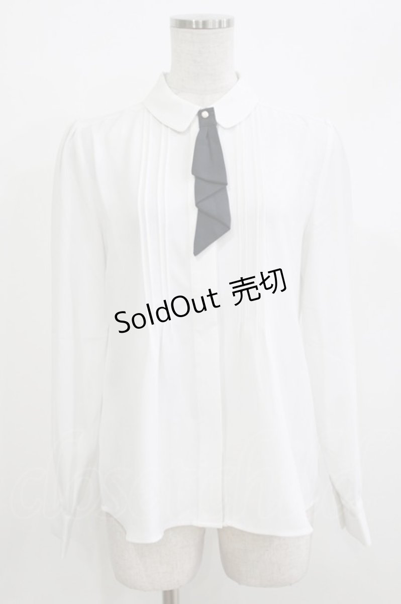 画像1: an another angelus / 多重リボンタイ付きブラウス Free OFF WHITE H-26-04-08-040-CA-BL-NS-ZH (1)