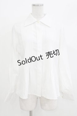 画像1: an another angelus / ピンタックデザインシャツ Free OFF WHITE H-26-04-08-041-CA-BL-NS-ZH