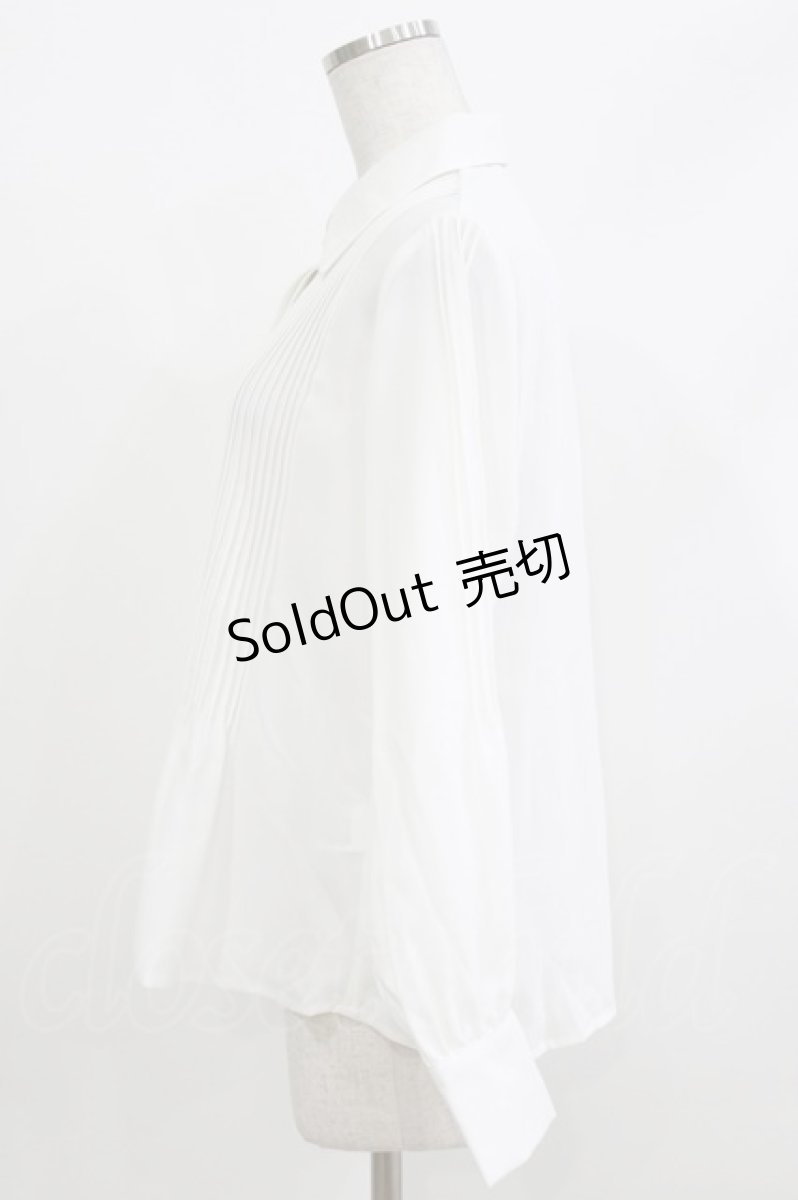 画像2: an another angelus / ピンタックデザインシャツ Free OFF WHITE H-26-04-08-041-CA-BL-NS-ZH (2)