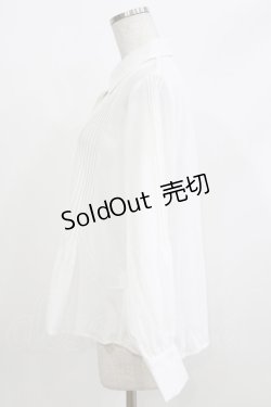 画像2: an another angelus / ピンタックデザインシャツ Free OFF WHITE H-26-04-08-041-CA-BL-NS-ZH