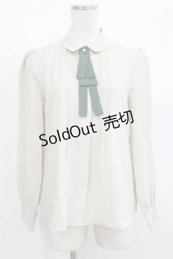 画像1: an another angelus / 多重リボンタイ付きブラウス Free L/BEIGE H-26-04-08-043-CA-BL-NS-ZH