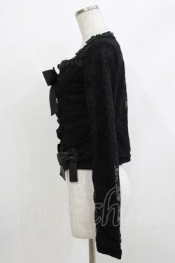 画像2: Jamie エーエヌケー / 合皮リボンレース M ブラック H-26-04-08-045-LO-TO-NS-ZH