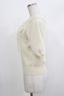 画像2: F&A / 3WAYオーガンジーリボンニットプルオーバー Free IVORY H-26-04-08-047-LO-TO-NS-ZH