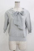 F&A / 3WAYオーガンジーリボンニットプルオーバー Free BLUE GRAY H-26-04-08-048-LO-TO-NS-ZH