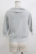 画像3: F&A / 3WAYオーガンジーリボンニットプルオーバー Free BLUE GRAY H-26-04-08-048-LO-TO-NS-ZH (3)