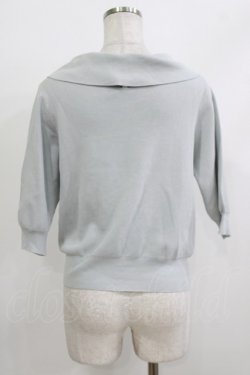 画像3: F&A / 3WAYオーガンジーリボンニットプルオーバー Free BLUE GRAY H-26-04-08-048-LO-TO-NS-ZH
