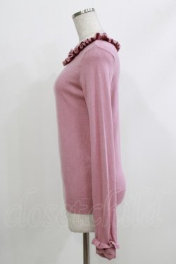 画像2: Chalmiere / トリプルリボンニットプル M ピンク H-26-04-08-049-0-TO-NS-ZH