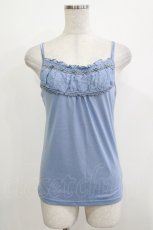 画像1: axes femme / レース切替キャミソール M ブルー H-26-04-08-051-AX-TO-NS-ZH (1)