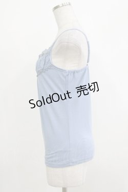 画像2: axes femme / レース切替キャミソール M ブルー H-26-04-08-051-AX-TO-NS-ZH