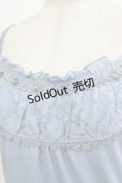 画像4: axes femme / レース切替キャミソール M ブルー H-26-04-08-051-AX-TO-NS-ZH