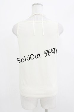 画像2: axes femme / ビジューホルタータンク M 生成り H-26-04-08-052-AX-TO-NS-ZH