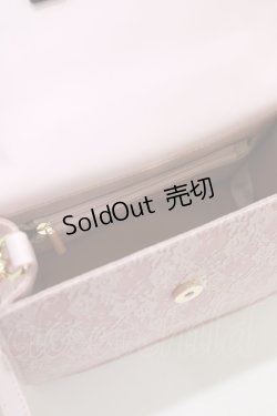 画像4: HONEY SALON / パールハンドルレースバッグ  ピンク H-26-04-08-055-EL-BG-NS-ZH