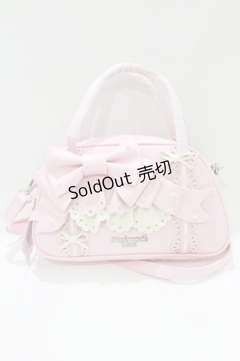 画像2: Mademoiselle Pearl（海外ロリータブランド） / パールリボンショルダーバッグ  ピンク H-26-04-08-058-PU-BG-NS-ZH (2)
