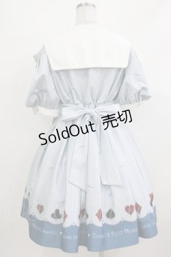 画像3: Amavel / Cartes a Jouerオープンショルダーワンピース Free サックス H-26-04-08-005-CA-OP-NS-ZH