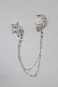 axes femme / 月×星モチーフマルチクリップ  シルバー H-26-04-08-060-AX-AC-NS-ZH