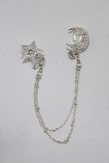 画像1: axes femme / 月×星モチーフマルチクリップ  シルバー H-26-04-08-060-AX-AC-NS-ZH (1)