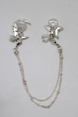 画像2: axes femme / 月×星モチーフマルチクリップ  シルバー H-26-04-08-060-AX-AC-NS-ZH