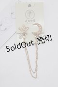axes femme / 月×星モチーフマルチクリップ  ゴールド H-26-04-08-062-AX-AC-NS-ZH