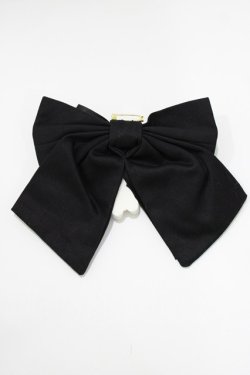 画像2: Amavel / Fluffy Jewels Bunnyリボンブローチ  ブラック H-26-04-08-064-CA-AC-NS-ZH