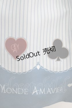 画像4: Amavel / Cartes a Jouerオープンショルダーワンピース Free サックス H-26-04-08-005-CA-OP-NS-ZH