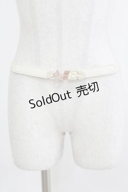 画像1: axes femme / チョコレートゴムベルト Free 生成り H-26-04-08-065-AX-ZA-NS-ZH