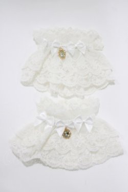 画像1: axes femme kawaii / トリプルリボンお袖留め  オフ H-26-04-08-069-AX-ZA-NS-ZH