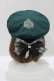 画像2: Amavel / Wanderlands Emblemベレー帽  グリーン H-26-04-08-073-CA-AC-NS-ZH (2)