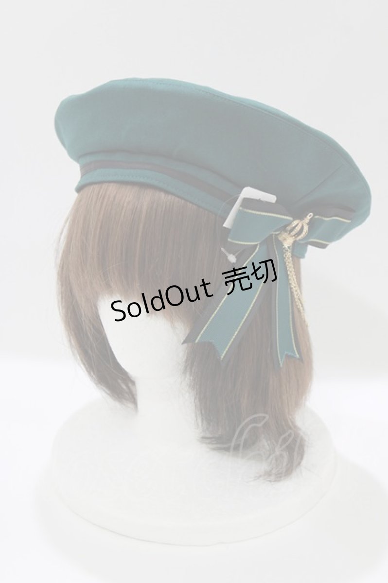 画像1: Amavel / Royal Palace Fanfareベレー帽  グリーン H-26-04-08-074-CA-AC-NS-ZH (1)