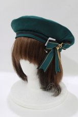 画像1: Amavel / Royal Palace Fanfareベレー帽  グリーン H-26-04-08-074-CA-AC-NS-ZH (1)