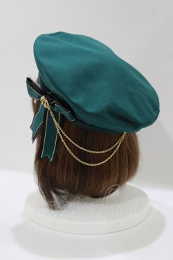画像2: Amavel / Royal Palace Fanfareベレー帽  グリーン H-26-04-08-074-CA-AC-NS-ZH