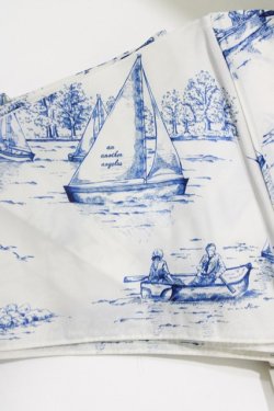 画像3: Fi.n.t / トワル風マリン柄折りたたみ傘  オフ/ブルー H-26-04-08-075-CA-ZA-NS-ZH