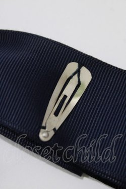 画像4: Amavel / ぱっちんリボンカチューシャ  ネイビー H-26-04-08-078-CA-AC-NS-ZH