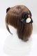 画像1: Amavel / Fluffy Jewels Bunnyリボンクリップ  ブラック H-26-04-08-080-CA-AC-NS-ZH (1)