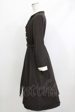 画像2: Fi.n.t / アコーディオンプリーツバイカラーワンピース Free CHARCOAL H-26-04-08-009-CA-OP-NS-ZH