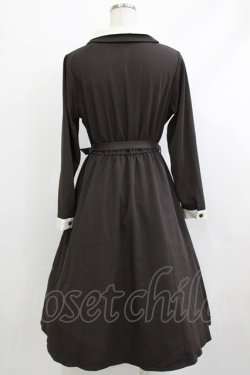 画像3: Fi.n.t / アコーディオンプリーツバイカラーワンピース Free CHARCOAL H-26-04-08-009-CA-OP-NS-ZH