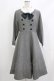 画像1: an another angelus / クレリックダブルカラータイ付きワンピース Free GRAY H-26-04-08-010-CA-OP-NS-ZH (1)