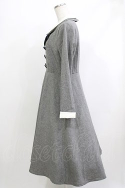 画像2: an another angelus / クレリックダブルカラータイ付きワンピース Free GRAY H-26-04-08-010-CA-OP-NS-ZH