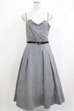 画像1: an another angelus / カシュクールタックキャミワンピース Free GRAY H-26-04-08-011-CA-OP-NS-ZH