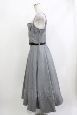 画像2: an another angelus / カシュクールタックキャミワンピース Free GRAY H-26-04-08-011-CA-OP-NS-ZH