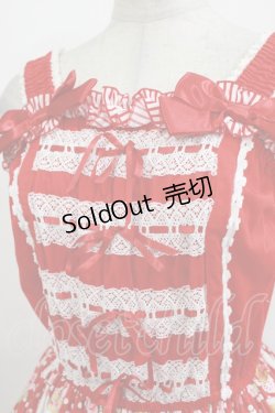 画像5: CHOCOCHIP COOKIE / スウィーツ柄ジャンパースカート Free レッド H-26-04-08-001-LO-OP-NS-ZH