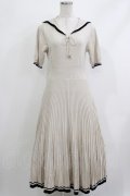 an another angelus / レースアップセーラーニットワンピース Free IVORY/NAVY H-26-04-08-014-CA-OP-NS-ZH