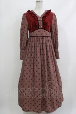 画像1: SERAPHIM / 星空のワンピース Free ボルドー H-26-04-08-015-LO-OP-NS-ZH