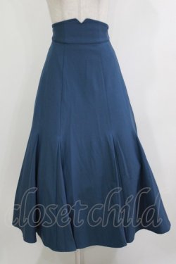 画像1: an another angelus / バックレースアップナローフレアースカート Free BLUE H-26-04-08-018-CA-SK-NS-ZH