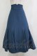 画像1: an another angelus / バックレースアップナローフレアースカート Free BLUE H-26-04-08-018-CA-SK-NS-ZH (1)
