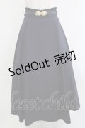an another angelus / ローズ金具ベルト付きフレアースカート Free NAVY H-26-04-08-021-CA-SK-NS-ZH