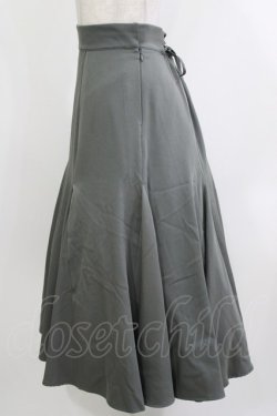画像2: an another angelus / バックレースアップトライアングルフレアースカート Free GREEN H-26-04-08-022-CA-SK-NS-ZH