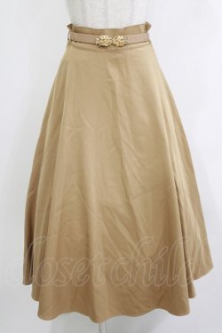 画像1: an another angelus / ローズ金具ベルト付きフレアースカート Free BEIGE H-26-04-08-023-CA-SK-NS-ZH